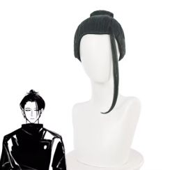 6Pcs Getou Suguru Cosplay Wig from Jujutsu Kaisen for Men